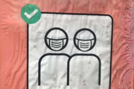 Eine Grafik zeigt die Maskenpflicht