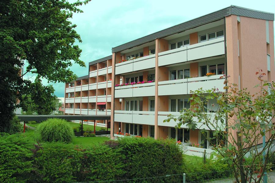 Die Wohnhäuser der Alterssiedlung Kreuz